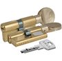 Цилиндровый механизм Kale kilit (Кале килит) с вертушкой 164 BM/80 (35+10+35) mm латунь 5 кл.