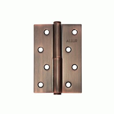 Петля дверная 2 шт Аллюр 2543 L1-RH-AC медь П 100х70