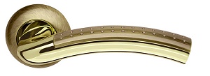 Ручка раздельная Armadillo (Армадилло) Libra LD26-1AB/GP-7 бронза/золото