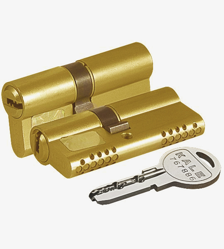 Цилиндровый механизм Kale kilit (Кале килит) 164 OBS SNE/80 (30+10+40) mm латунь 5 кл.