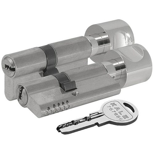 Цилиндровый механизм Kale kilit (Кале килит) с вертушкой 164 OBS SCE/80 (30+10+40) mm никель 5 кл.