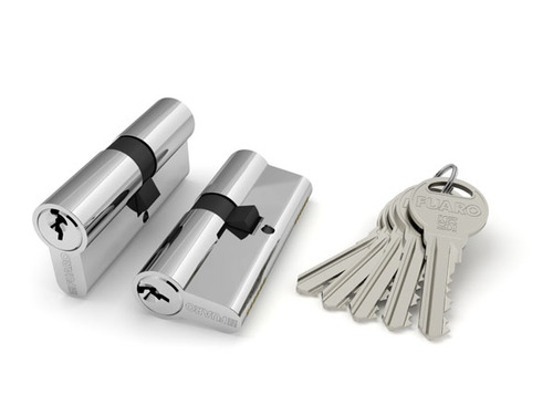 Цилиндровый механизм Fuaro (Фуаро) R300/80 mm (30+10+40) CP хром 5 кл.