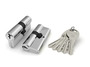 Цилиндровый механизм Fuaro (Фуаро) R300/90 mm (35+10+45) CP хром 5 кл.