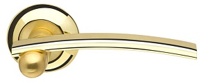 Ручка раздельная Armadillo (Армадилло) Mercury LD22-1GP/SG-5 золото/матовое золото