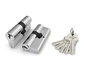 Цилиндровый механизм Fuaro (Фуаро) 100 CA 62 mm (26+10+26) CP хром 5 кл.