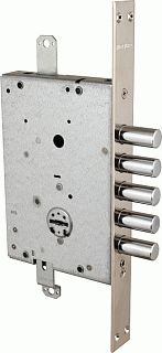 Замок врезной MOTTURA сувальдный 52.Y525M My Key S (левый), уст.ключ, ключ 60 мм