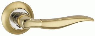 Ручка дверная PUNTO PELICAN TL SG/GP-4 матовое золото/золото