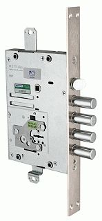 Замок врезной MOTTURA сувальдный 52.J535M My Key S (левый), уст.ключ, кл. 60 мм