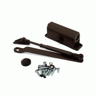 Доводчик дверной NOTEDO DC-060 BROWN до 60 кг корич.
