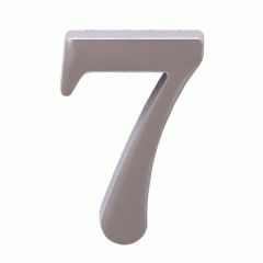 Цифра дверная Аллюр "7" на клеевой основе хром