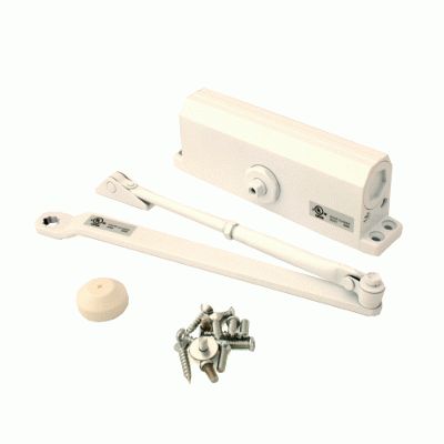 Доводчик дверной NOTEDO DC-150 WHITE до 150кг белый (10)