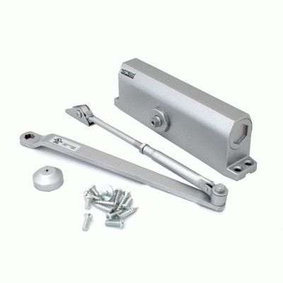 Доводчик дверной NOTEDO DC-180 SILVER до 180кг сереб. (10)