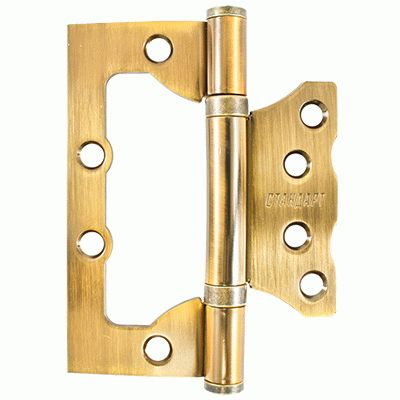 Петля накладная Стандарт без врезки 1 шт 100х75 2BB CF 2,5мм кофе