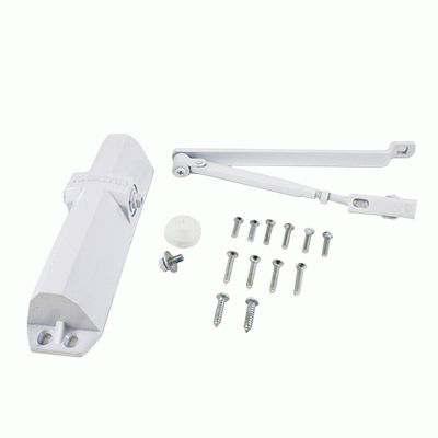 Доводчик дверной NOTEDO  DC-095 WHITE  60-120кг белый EN3-EN5 (10)