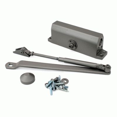 Доводчик дверной NOTEDO DC-120 GRAY до 120кг серый (10)